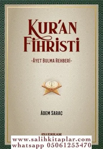 Kuran Fihristi  Ayet Bulma Rehberi