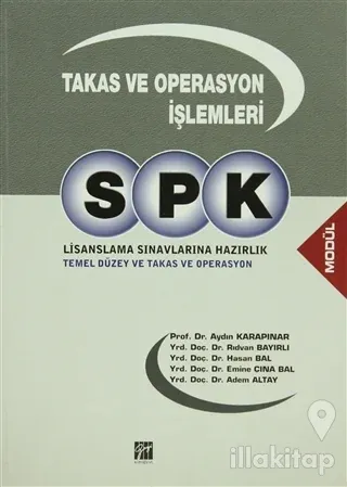 SPK Lisanslama Sınavlarına Hazırlık - Takas ve Operasyon İşlemleri