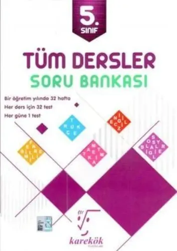 Karekök 5. Sınıf Tüm Dersler Soru Bankası