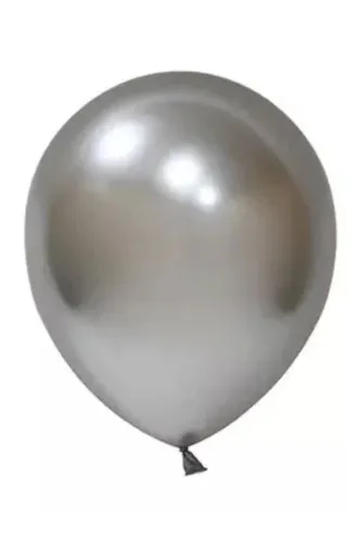 BALONEVİ 18" KROM BALON SİLVER 10 LU