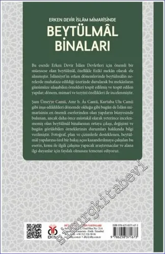 Erken Devir İslam Mimarîsinde Beytülmâl Binaları - 2022