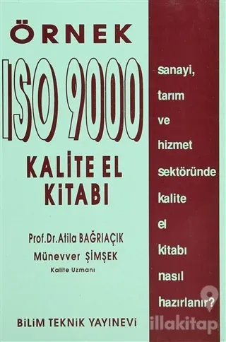 Örnek ISO 9000 Kalite El Kitabı