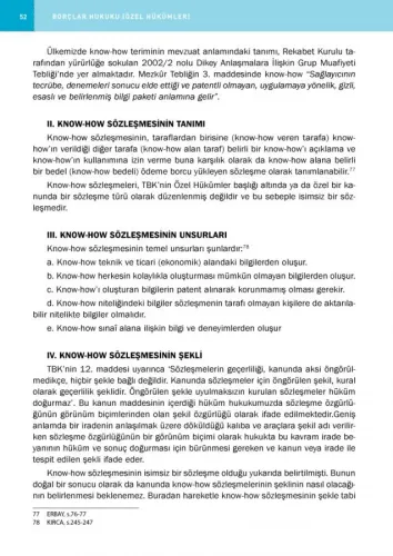 Borçlar Hukuku Özel Hükümler
