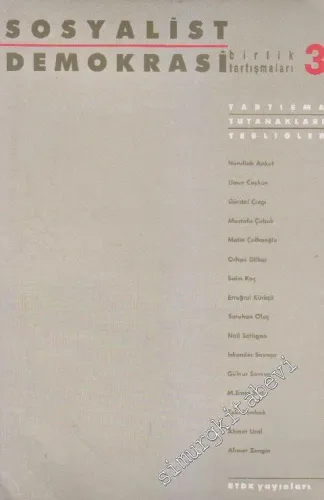 Demokrasi Mücadelesi ve Devrim Perspektifi - Birlik Tartışmaları - Sayı: 3      Ocak  1990