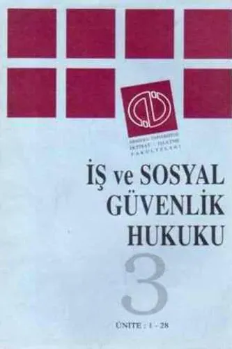İş ve Sosyal Güvenlik Hukuku