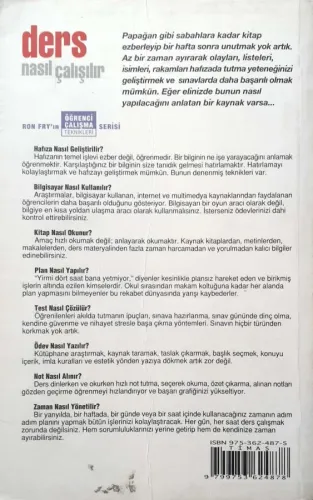 Ders Nasıl Çalışılır Ron Fry Timaş Yayınları
