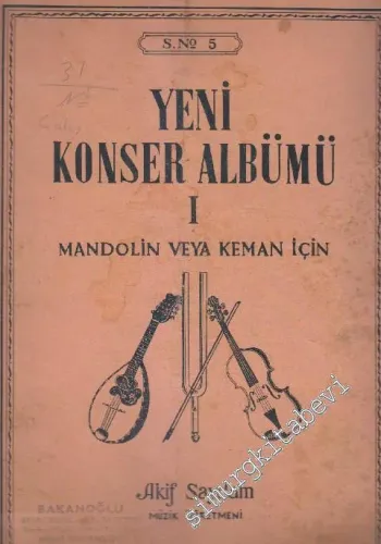 Yeni Konser Albümü 1: Mandolin Veya Keman İçin -