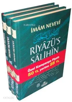 Riyazü's Salihin (3 Cilt Takım-Küçük Boy-Şamua-Ciltli)