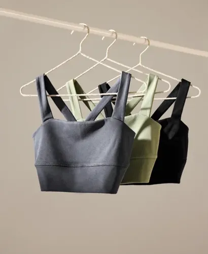 TENCEL™ V Sırtlı Yoga Bra | Antrasit - S Beden