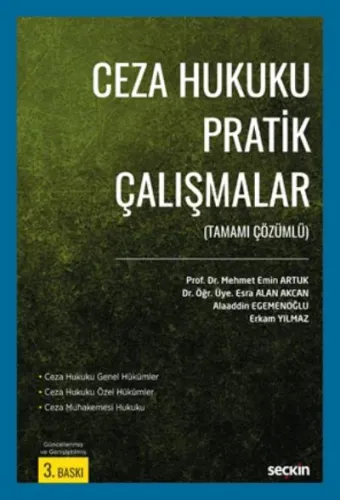 Ceza Hukuku Pratik Çalışmalar; Tamamı Çözümlü