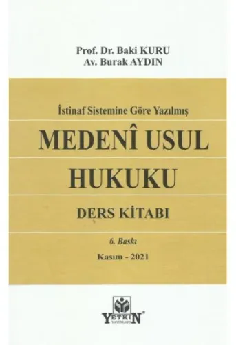 Medeni Usul Hukuku Ders Kitabı