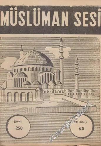 Müslüman Sesi - Sayı: 250, 5 Kasım 1963