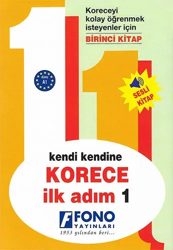 Fono Kendi Kendine Korece İlk Adım 1 (Sesli Kitap)