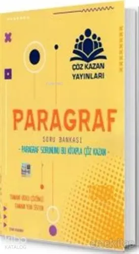 Çöz Kazan Yayınları Paragraf Soru Bankası Çöz Kazan