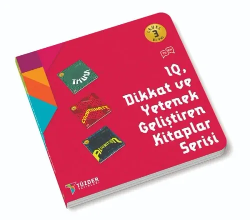 6+ Yaş Seti Level 3 (Think, Coordinate, Algorithm);IQ, Dikkat ve Yetenek Geliştiren Kitaplar Serisi