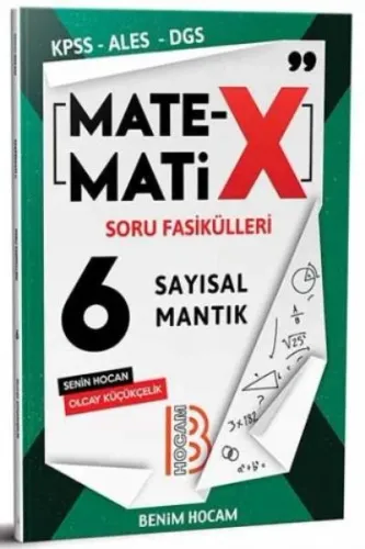 2020 KPSS ALES DGS TYT Matematix Soru Fasikülleri-6 Benim Hocam Yayınları
