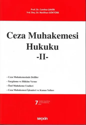 Ceza Muhakemesi Hukuku II