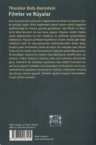 Filmler ve Rüyalar Thorsten Botz-Bornstein Metis Yayınları %49 indirim