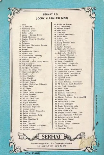 Gülliver'in Gezileri 1 Cüceler Ülkesinde Jonathan Swift Serhat