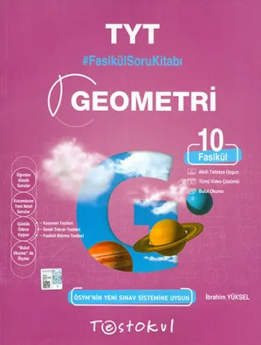 TEST OKUL FASİKÜL SORU KİTABI TYT GEOMETRİ (10 FASİKÜL)