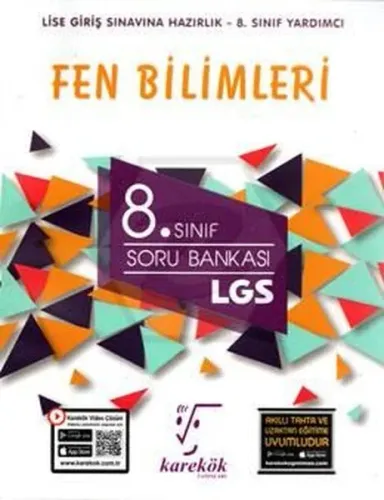 Karekök Yayınları 8. Sınıf Fen Bilimleri LGS Güncel Soru Bankası