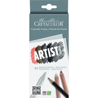 Cretacolor Artist Studio Drawing 101 Sketching Pencils,11 Pcs (Çizim Kalem Seti)