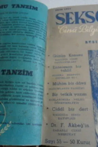 Seksoloji Cinsi Bilgiler Mecmuası