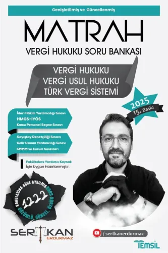 MATRAH Vergi Hukuku, Vergi Usul Hukuku ve TVS Soru Bankası