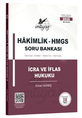 İMTİYAZ 2026 HMGS Hakimlik İcra ve İflas Hukuku Soru Bankası
