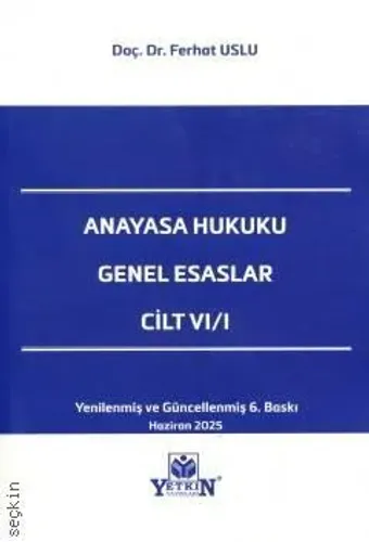 Anayasa Hukuku Genel Esasları