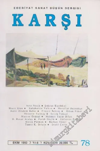 Karşı - Edebiyat Sanat Düşün Dergisi  - Sayı: 78    8  Ekim