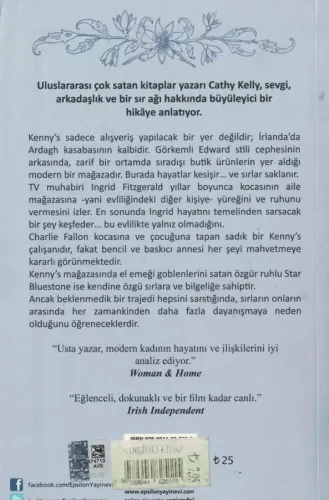 Ömründe Bir Kere Cathy Kelly Epsilon Yayıncılık %44 indirimli