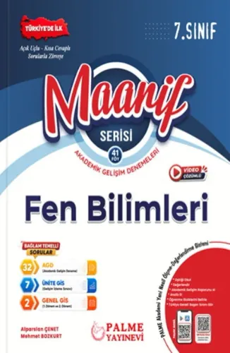 Palme Yayınları 7. Sınıf Fen Bilimleri Maarif Serisi Akademik Gelişim 