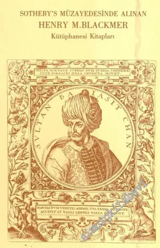 Sotheby's Müzayedesinde Alınan Henry B. Blackmer Kütüphanesi Kitapları -        1989