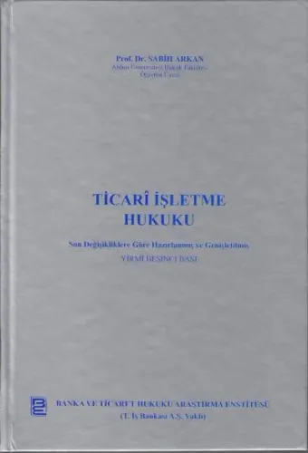 Ticari İşletme Hukuku