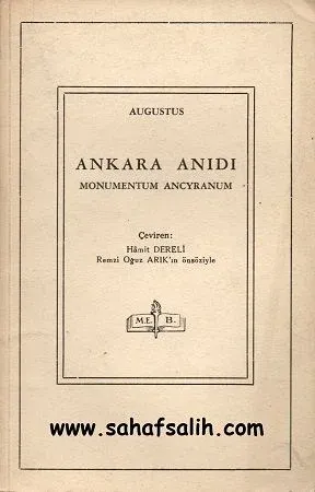 Ankara Anıdı 1949 Baskı