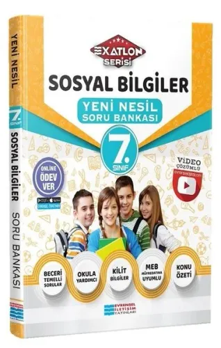7.Sınıf Sosyal Bilgiler Video Çözümlü Soru Bankası (Exatlon Serisi)