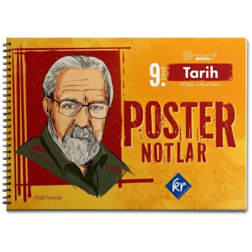 9. Sınıf Maarif Modeli Tarih Poster Notlar KR Akademi Yayınları