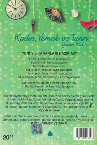 Kadın, Yemek ve Tanrı Geneen Roth April Yayınları