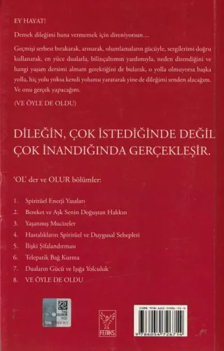 Ol Der ve Olur Tuğçe Işınsu Feniks Kitap %50 indirimli