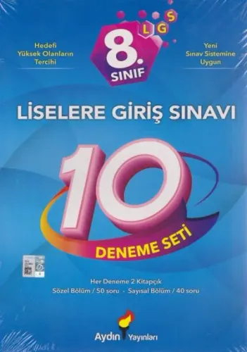 Aydın 8. Sınıf LGS 10 Deneme Seti