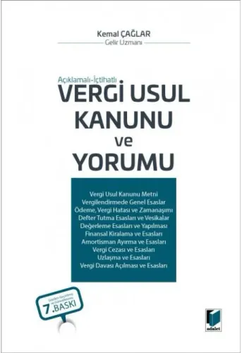 Vergi Usul Kanunu ve Yorumu