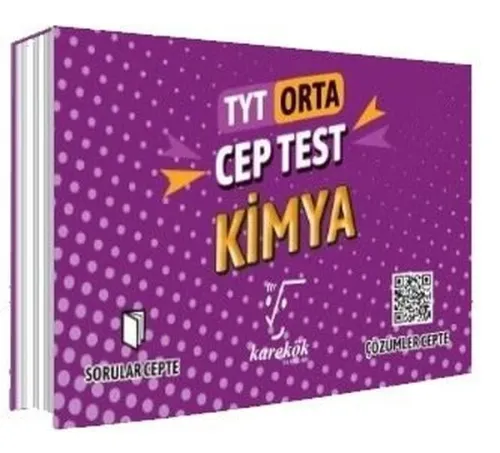 Karekök Yayınları TYT Kimya Orta Cep Test