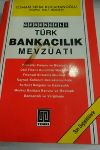 Türk Bankacılık Mevzuatı
