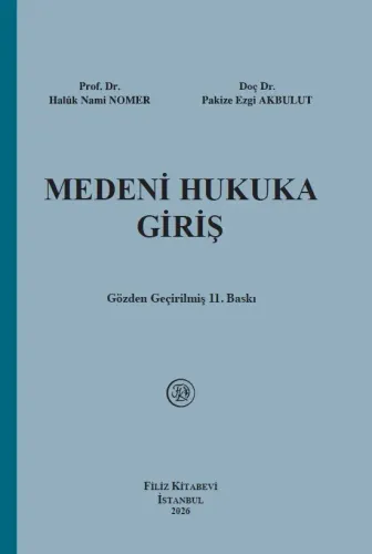 Medeni Hukuka Giriş Haluk Nami Nomer