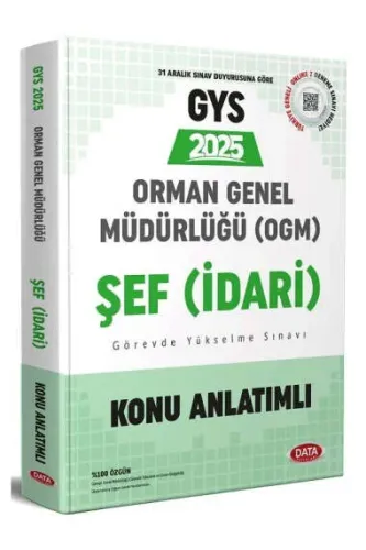 Data Yayınları 2025 Orman Genel Müdürlüğü GYS-ÜDS Konu Anlatımlı