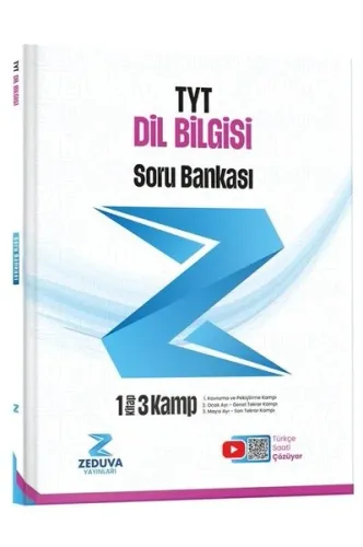 Zeduva Yayınları Türkçe Saati TYT Dil Bilgisi 1 Kitap 3 Kamp Soru Bank