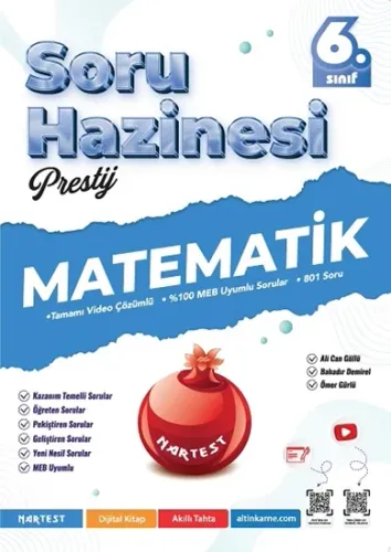Nartest Yayınları 6. Sınıf Matematik Soru Hazinesi
