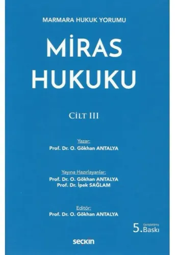 Miras Hukuku Cilt III