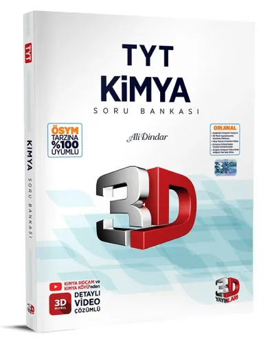 3D TYT Kimya Soru Bankası 2024